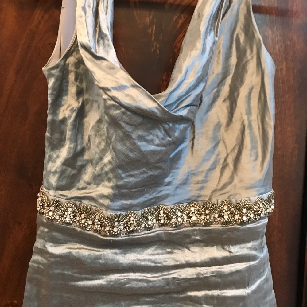 Nicole Miller silver gown